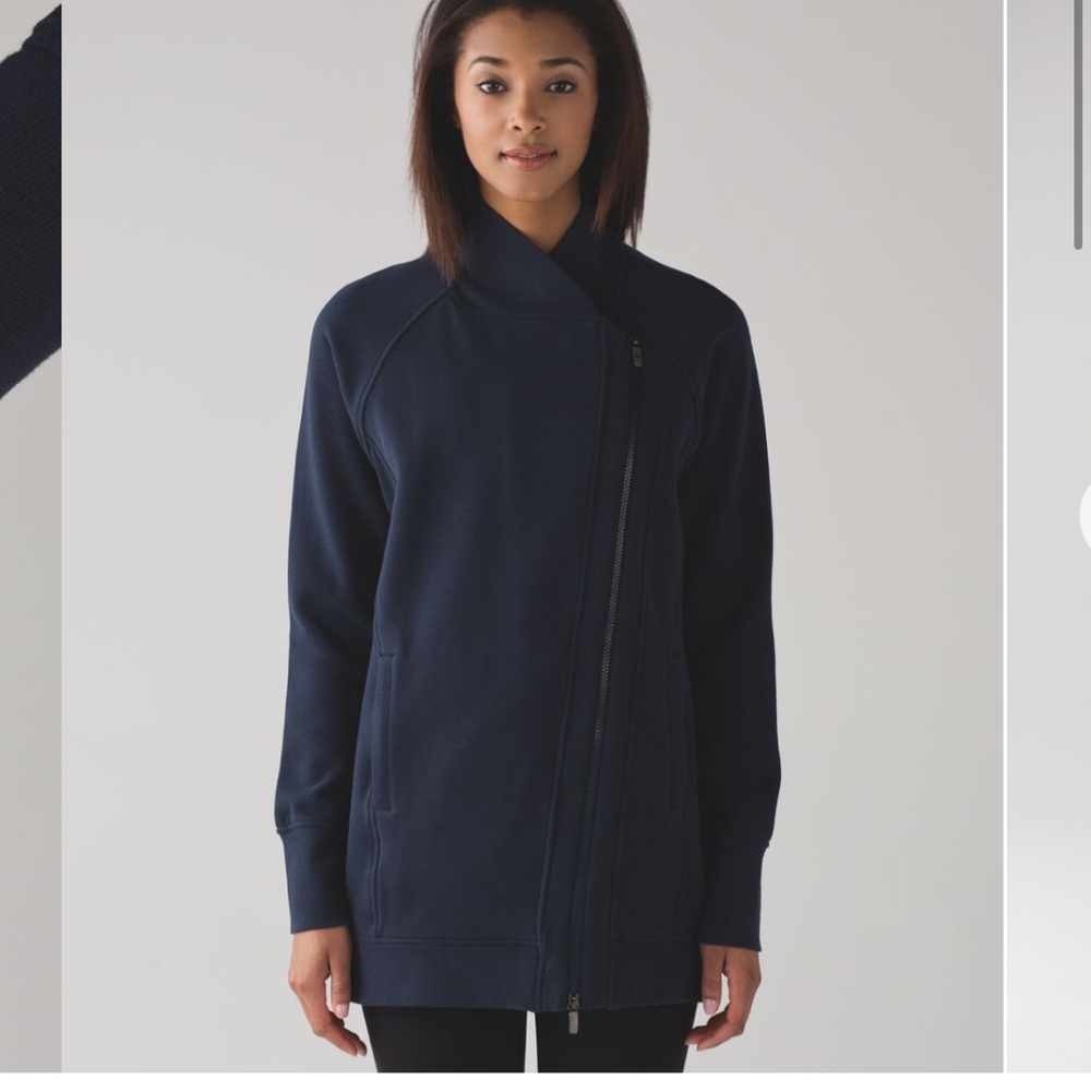Lululemon blue back to it wrap athletic jacket 2
